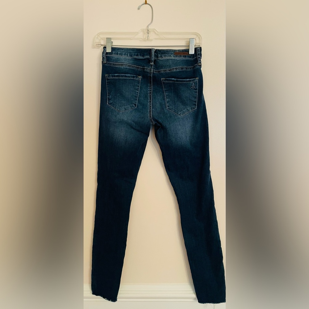 Articles Of Society Womens Casual Stretch Skinny Blue Denim Jeans Size 24 - Picture 3 of 6